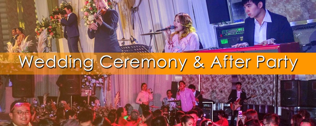 วงดนตรีงานแต่ง ช่วงพิธีการ อาฟเตอร์ปาร์ตี้ pup pa da